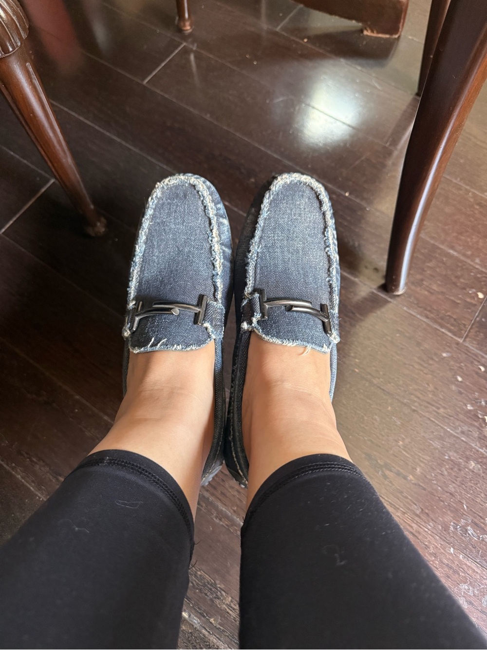 Tod's Denim Driving Loafers - Picture 6 of 6